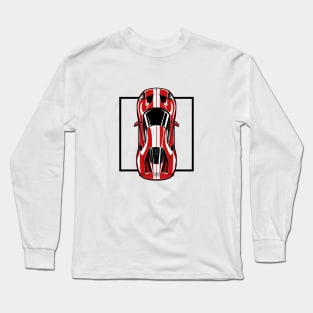 Red GT40 Supercar Long Sleeve T-Shirt